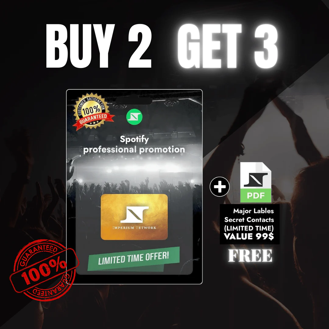 3 X 2 HUGE SPOTIFY PROMOTION - Image 5