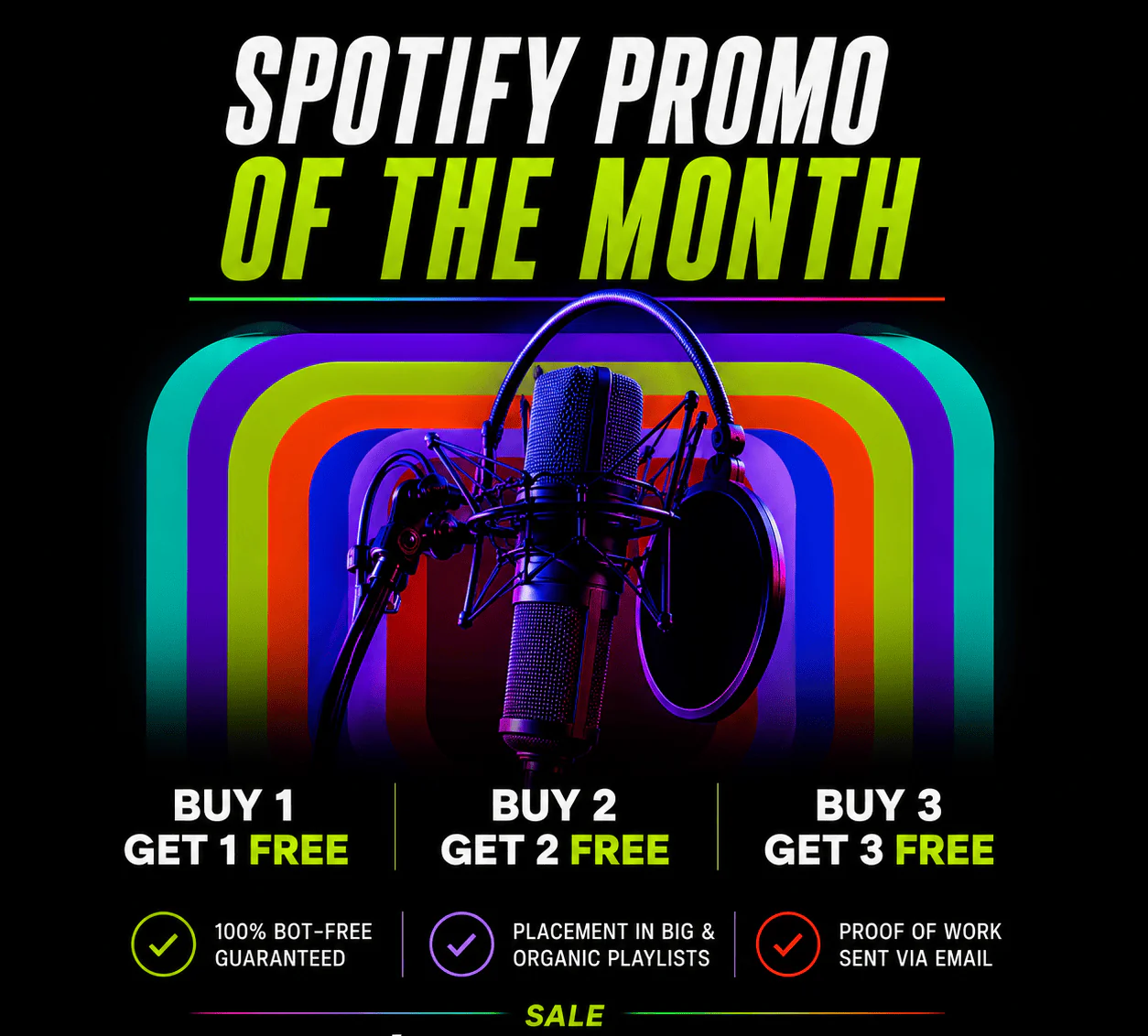 Monthly Spotify Promotion (SPECIAL)